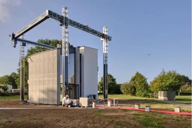 比利時公司用歐洲最大3D打印機造出兩層樓房 建造過程僅需3周