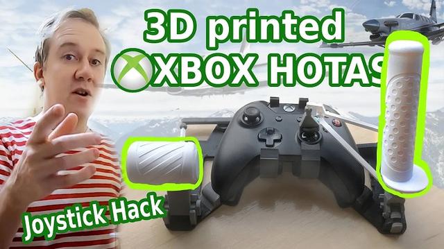 3D打印套件讓Xbox One手柄變身模擬飛行操控桿