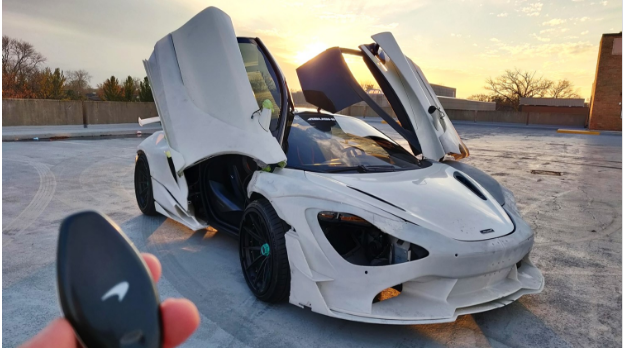 1016 Industries測試帶有3D打印零件的邁凱倫720S汽車
