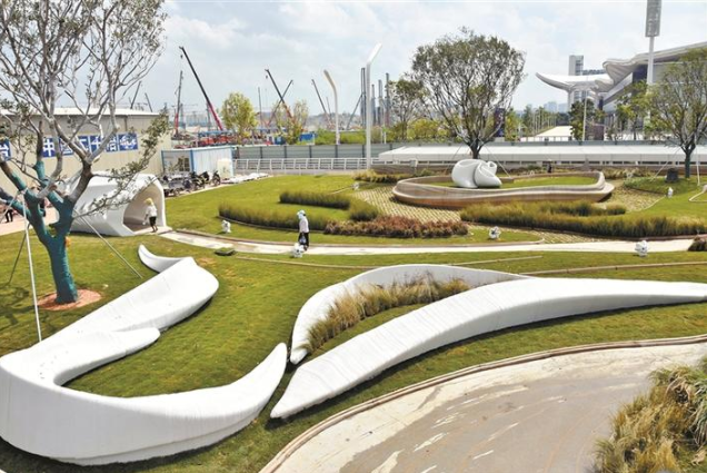 3D“打印”公園建設(shè)進(jìn)展如何？目前正處于燈光調(diào)試階段